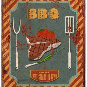 HEAVY METAL SIGNS 2 MODS AMERICAN B B Q DESIGN