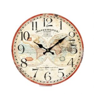 VINTAGE WOOD WALL CLOCK