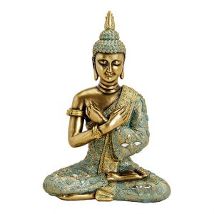 BUDDA RESIN DESIGN GREEN / GOLD SOLD OUT