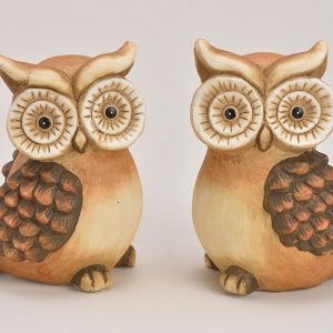 OWLS DESIGN CERAMIC  MATERIAL 1 MOD
