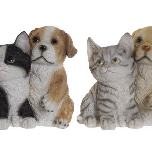 RESIN FIGURES CAT & DOG DESIGN 