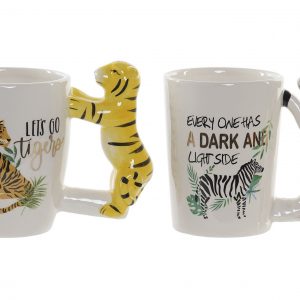 PORCELIAN MUGS JUNGLE DESIGN 3D 2 MOD