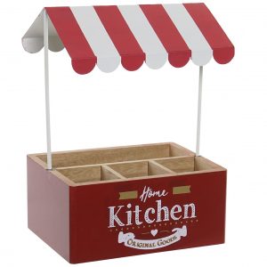 WOOD BASKET KITCHEN DECO
