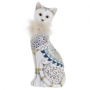 RESIN ART FIGURE CAT DESIGN