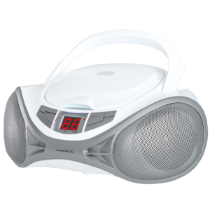 PORTABLE CD PLAYER WITH RADIO AUX INPUT