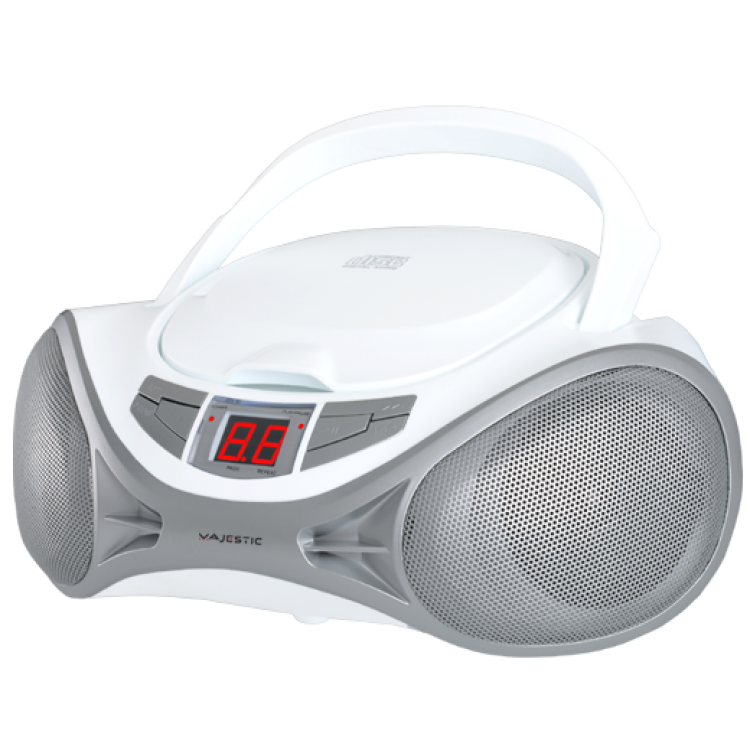 PORTABLE CD PLAYER WITH RADIO AUX INPUT