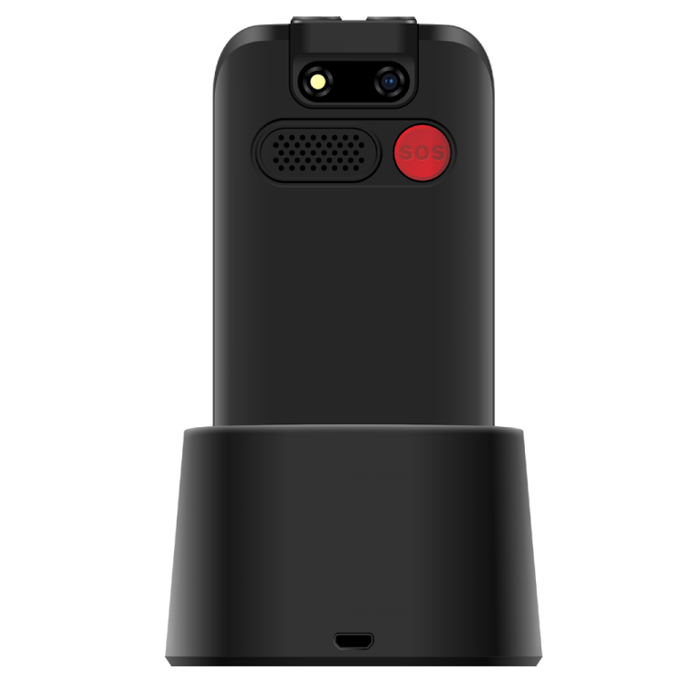 SENIORPHONE 2.31 "COLOR DISPLAY SOS CAMERA LARGE BUTTONS BLUETOOTH LED TORCH BASE CHARGING - Image 3