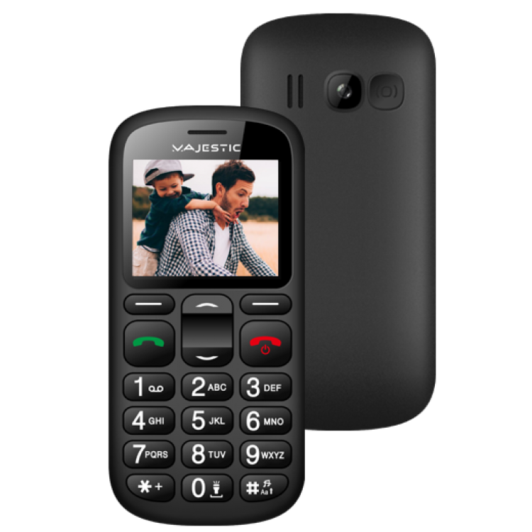SENIORPHONE 2.2 "COLOR DISPLAY SOS CAMERA BIG KEYS CHARGING BASE ALARM