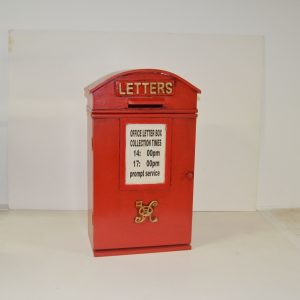 METAL VINTAGE LETTER BOX DESIGN +STORAGE