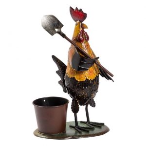 Vintage metal pot design