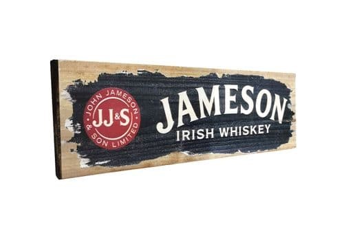 Jameson Aged Wooden Sign 30cm x10cm