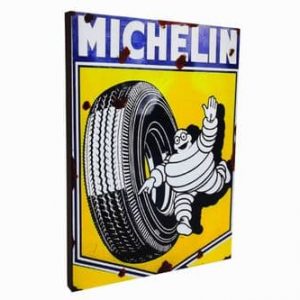 Michelin Real Rusty Vintage  Metal Sign 40cm x 30cm