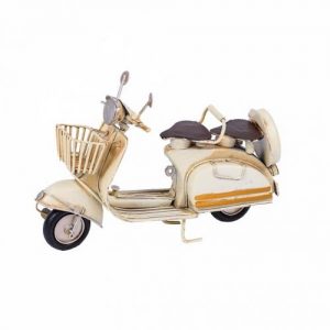 Vintage metal Vespa bike hand made