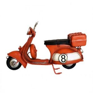 Vintage metal Vespa bike hand made