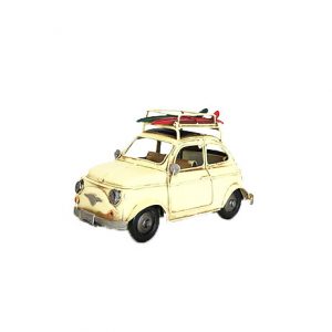 Vintage metal Fiat 500 hand made