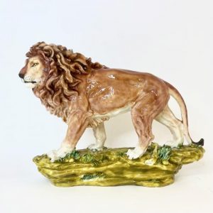 CERAMIC ART FIGURE LION HAND FINISHING PRODUCTS