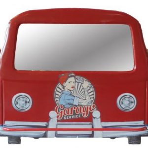 CAMPER VAN XL AMERICAN METAL VINTAGE WALL SIGN & MIRROR