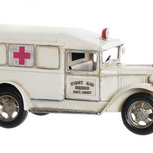 vintage metal ambulance design
