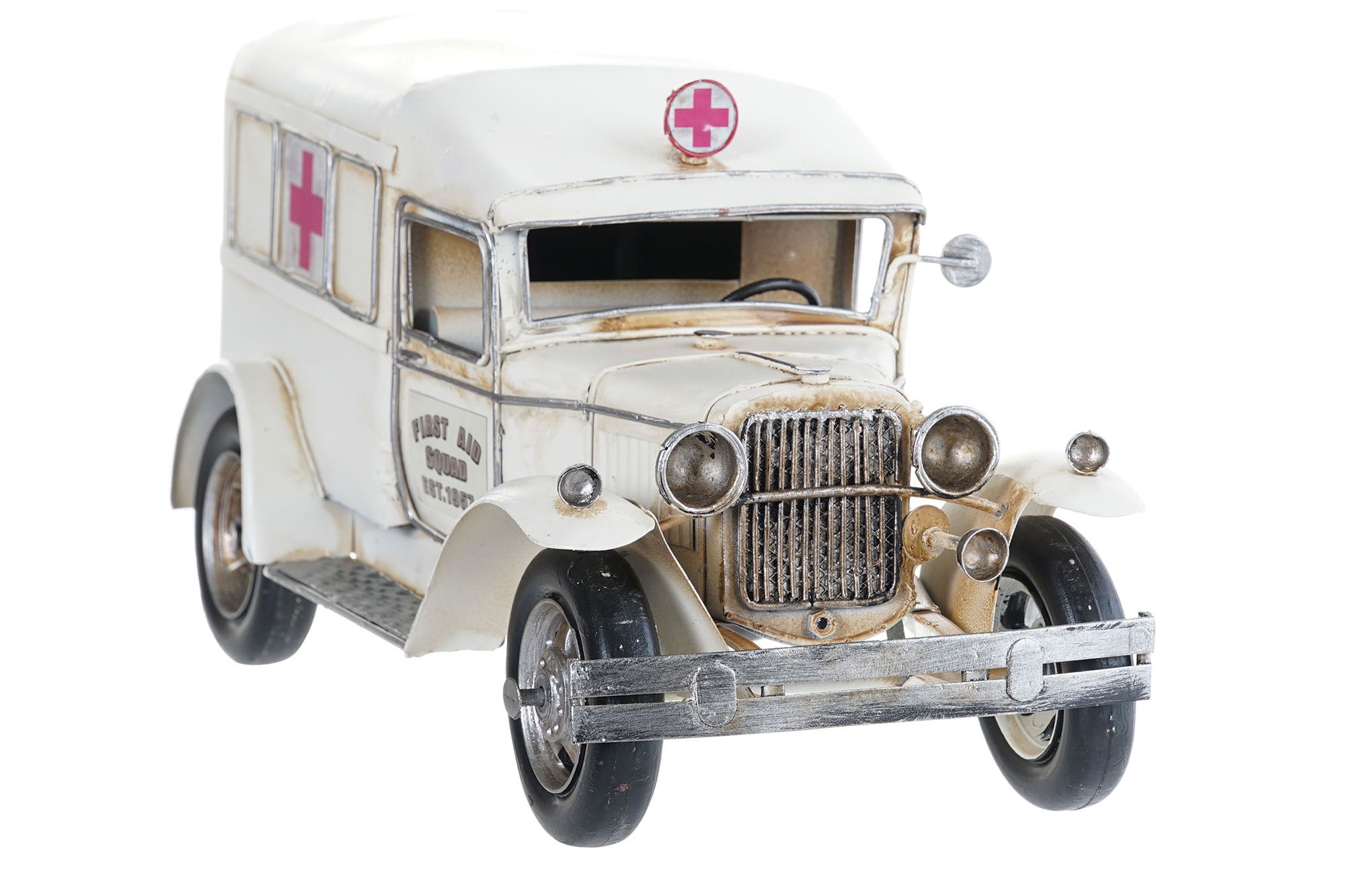 vintage metal ambulance design - Image 2