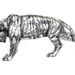 Figure tiger silver design