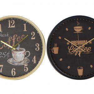 coffee design metal wall clock