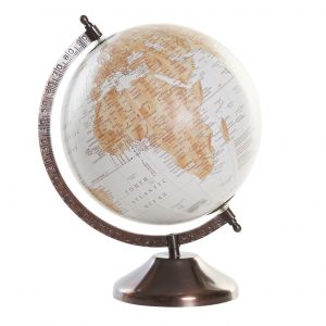 Vintage rose gold  globe design
