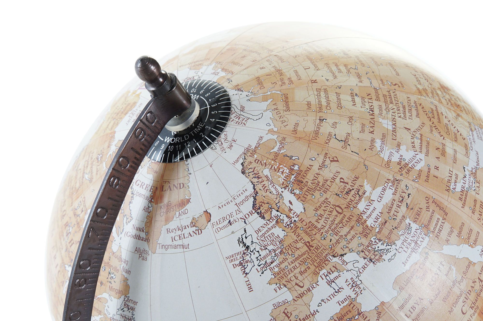 Vintage rose gold globe design - Image 2