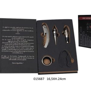 Book design wine set 5 pcs