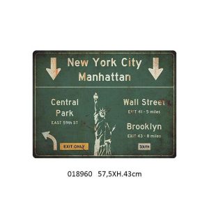 U.S.A route sign  metal embossed design sign 