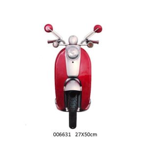 U.S.A DESIGN SCOOTER  METAL EMBOSSED SIGN