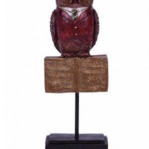 RESIN FIGURE OWL DESIGN