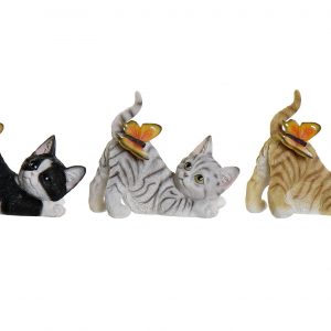 Cat with butterfly design