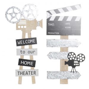 Wood board cinema design