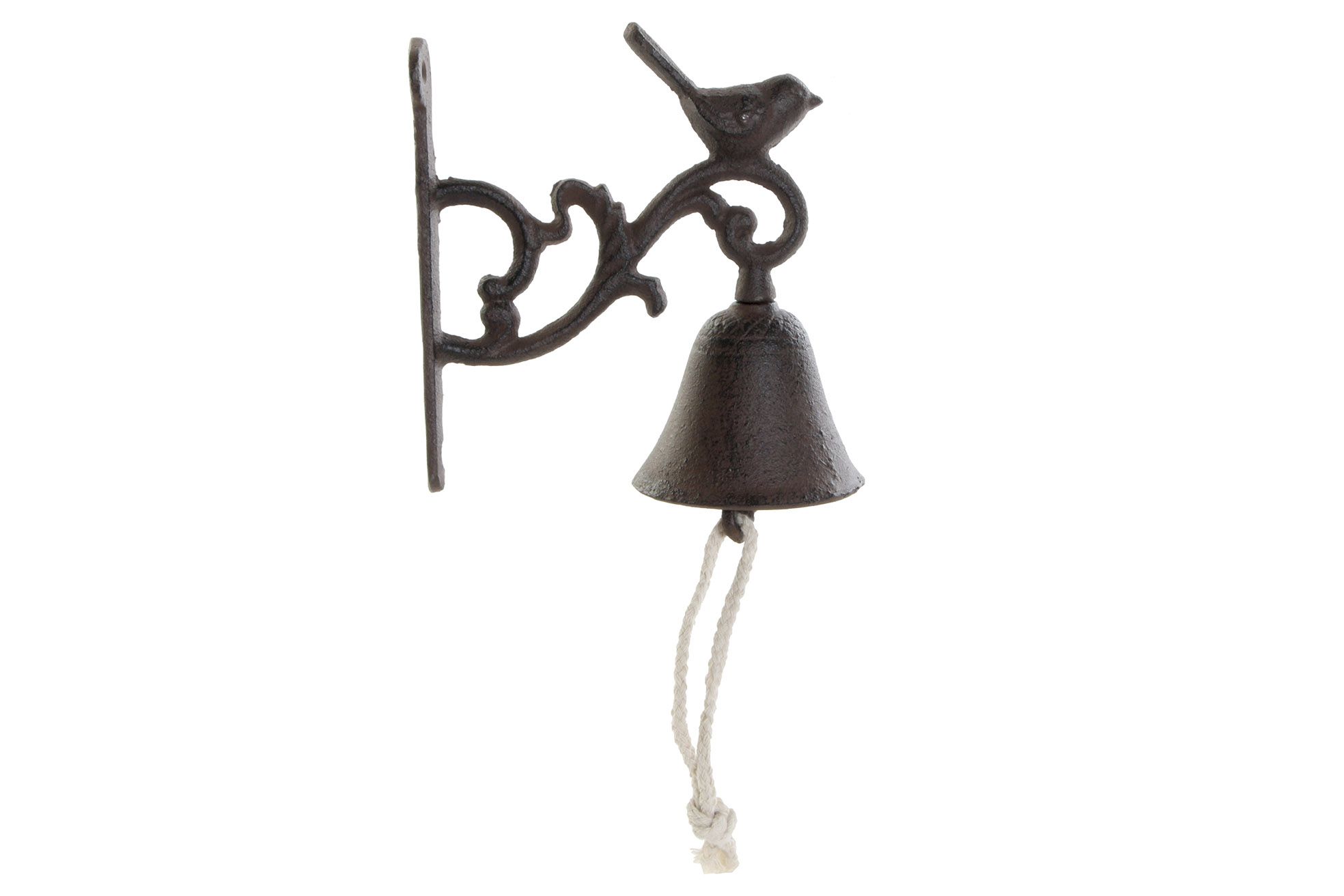 Cast iron vintage bell bird design