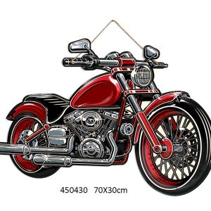 U.S.A DESIGN BIKE XL METAL EMBOSSED SIGN