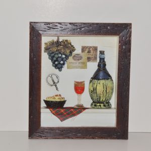 WOOD FRAME HAND MADE DESIGN WINE