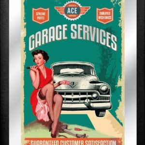 Vintage framed mirror original licence products