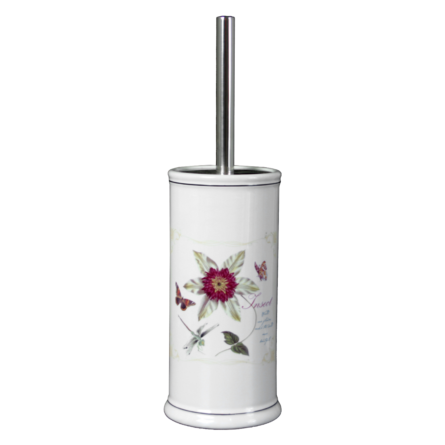VINTAGE BATHROOM TOILET BRUSH DESIGN PORCELAIN 2 MODS - Image 2