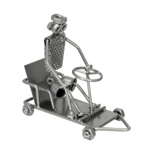 METAL DESIGN MAN KART CAR . HAND MADE COLLECTION ITEMS