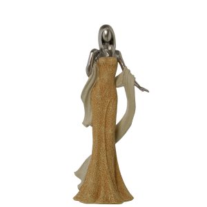 FIGURE RESIN DESIGN 2 MODELS SILVER & GOLD