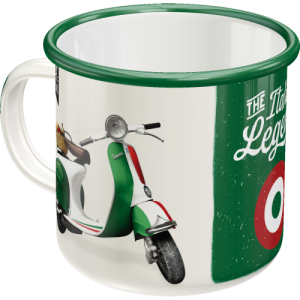 Enamel mugs licence original merchandise made in Germany