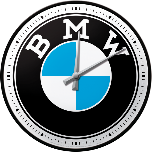 Metal wall clock embossed class original