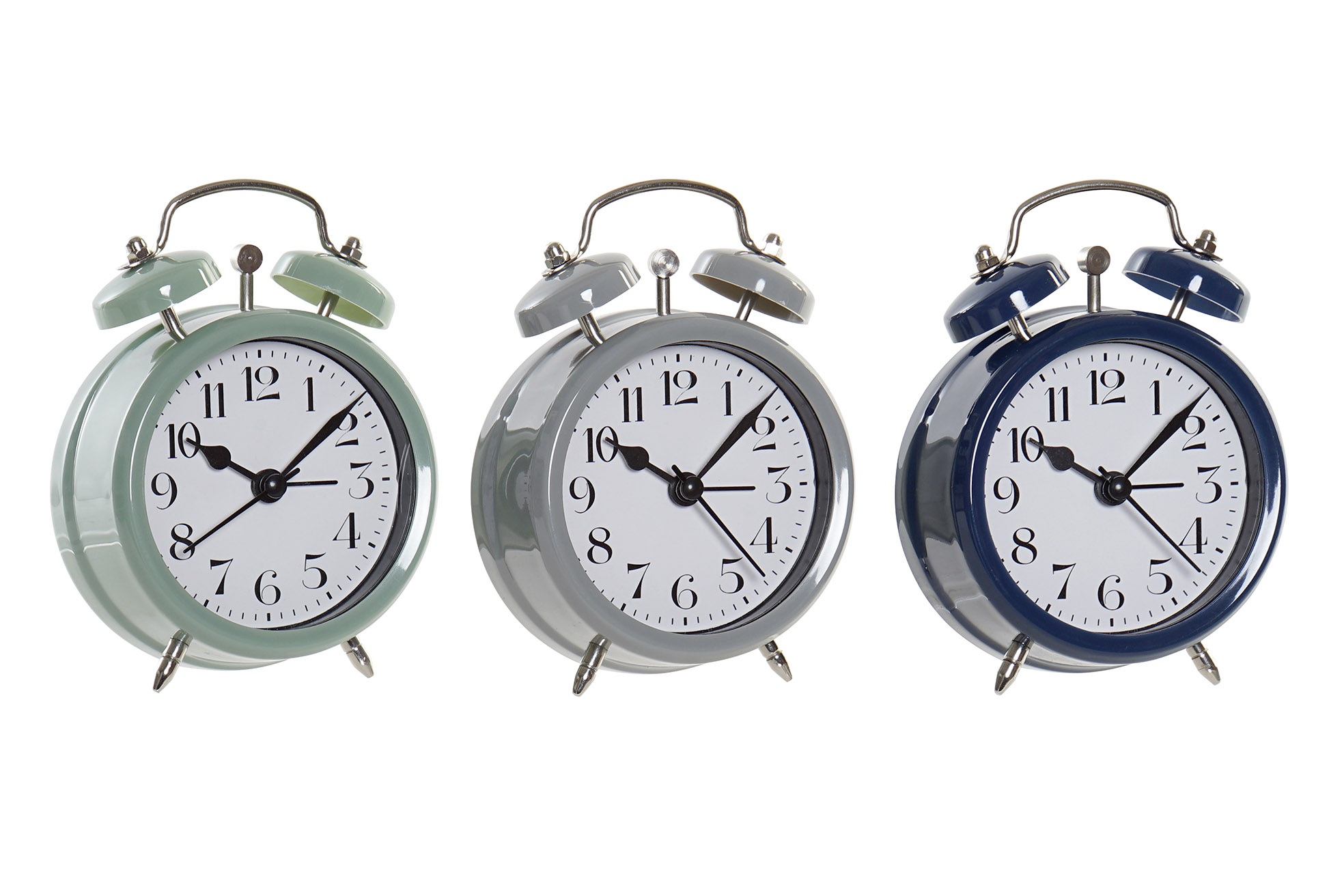 ALARM CLOCK PVC METAL VINTAGE DESIGN 3 MOD.