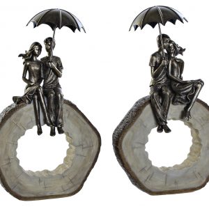 FIGURE RESIN ART DESIGN COUPLE AGED 2 MOD.