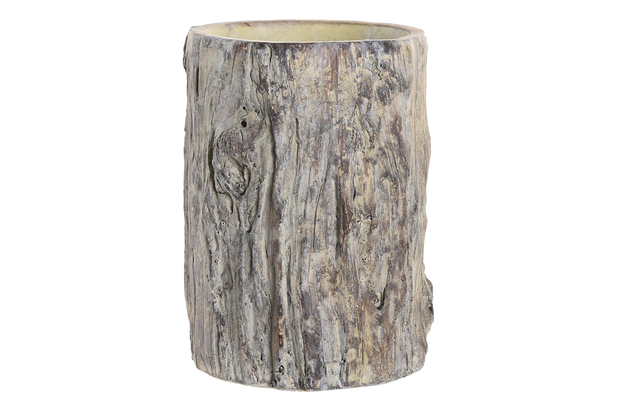 FLOWERPOT STAND STONE DESIGN 12X12X18 TRUNK GREY