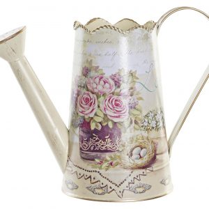 WATERING CAN METAL VINTAGE DESIGN 27X9X18,5 LOVE PINK