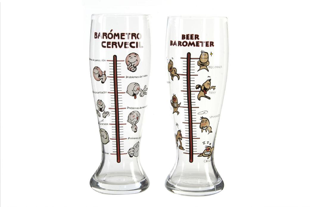 PITCHER GLASS BEER PRINTED DESIGN 2 MOD