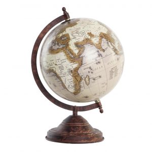 GLOBE WOOD & METAL DESIGN  BROWN