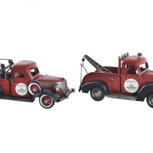 VINTAGE DECORATIVE VEHICLE METAL 29X12X12 CRANE 2 MOD.