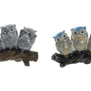 FIGURE RESIN OWL 15,2X4,8X11 SERIES  GOLDEN DESIGN  2 MOD